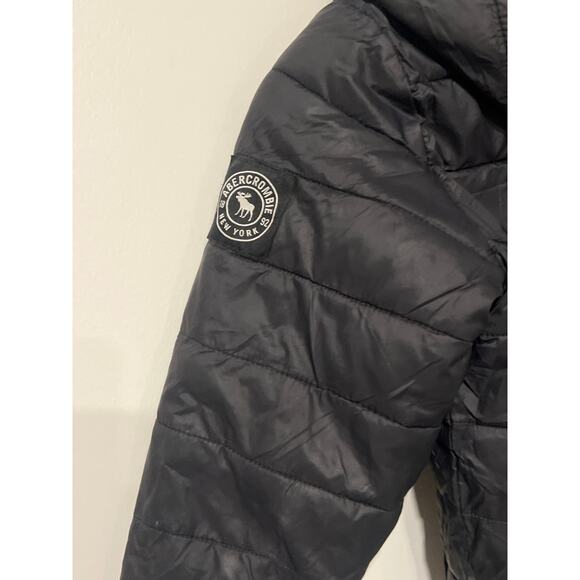 Abercrombie Kids, Black, Winter Coat, Size 5/6, KB467 - Picture 3 of 4